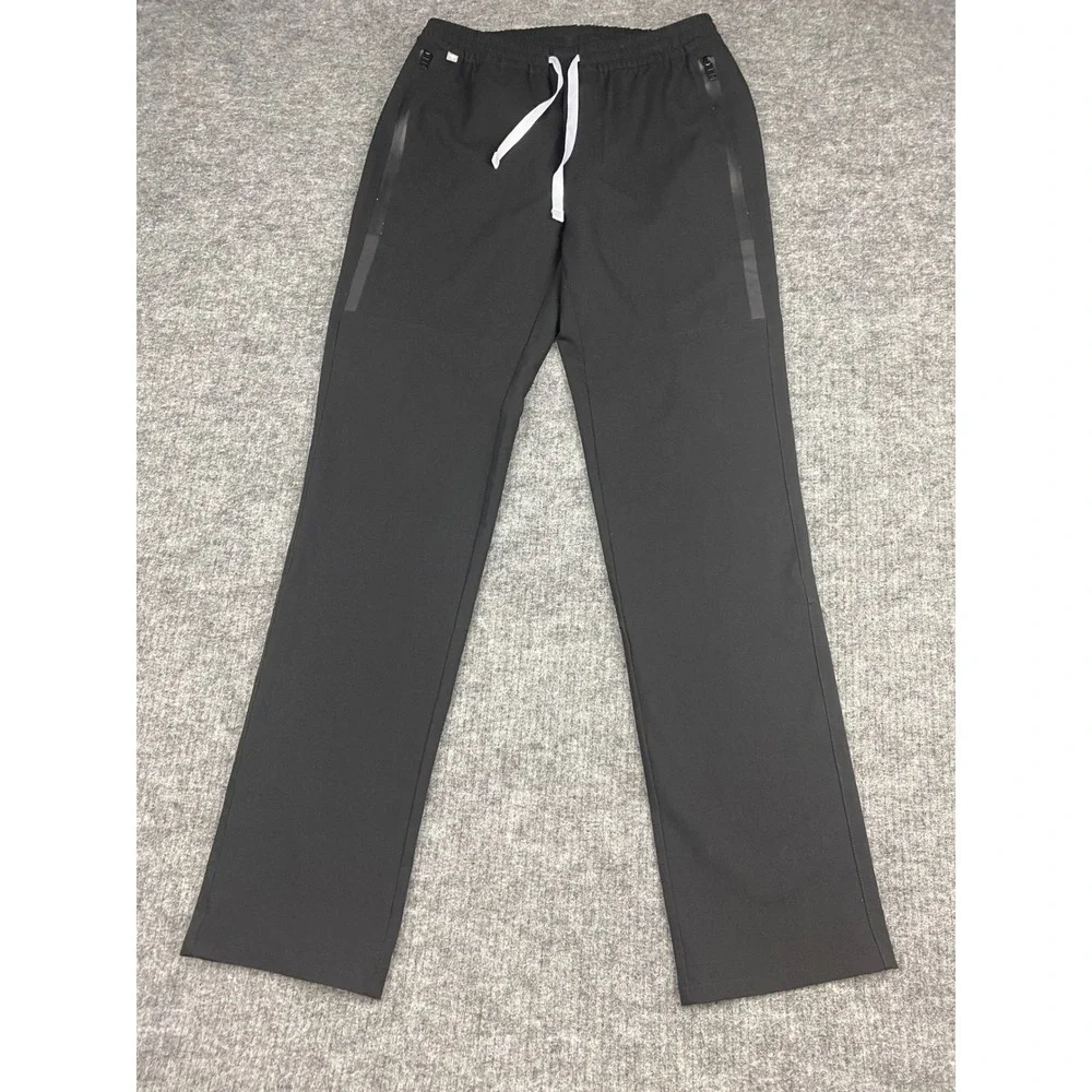 Figs Scrub Pants‎ Mens Extra Small Black Elastic Waist Natib Medical Nurse